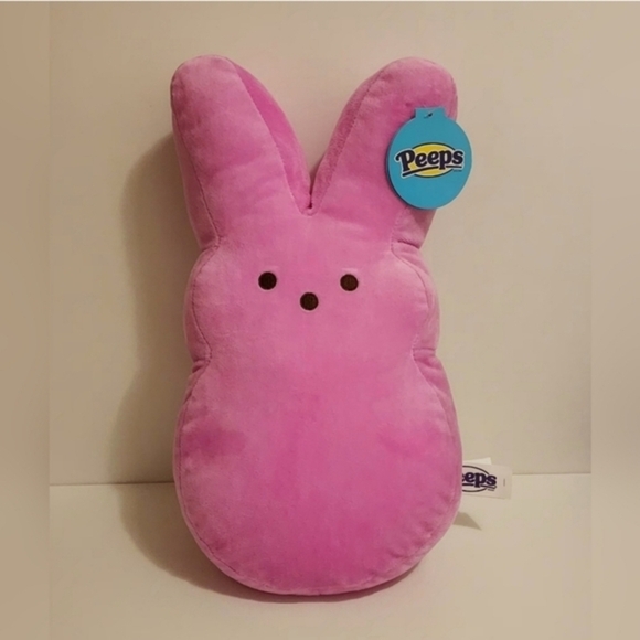 Peeps NWT‎ 15 Inch Easter Plush Bunny. Pink - Picture 1 of 4